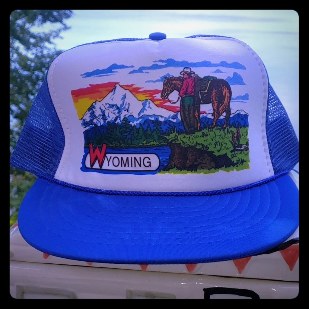 Vintage Trucker Hat Wyoming